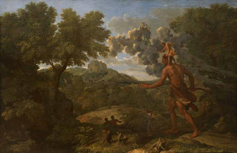 Nicolas Poussin Landscape with Orion or Blind Orion Searching for the Rising Sun China oil painting art